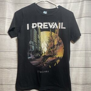 XS I PREVAIL LIFELINES tee. Black Band Shirt Metal Rock Bow Down